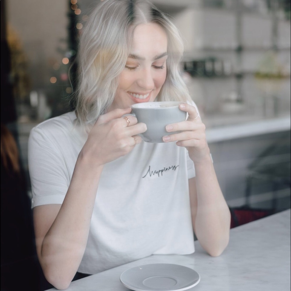 Happiness Cropped T-Shirt